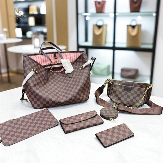 Elegance Damier Signature Set - Classic Luxe Edition