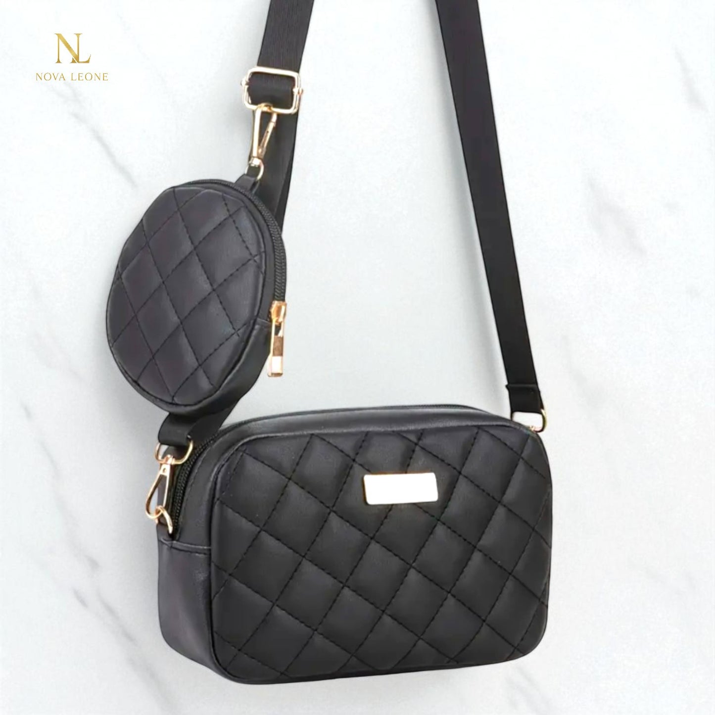NL Quilted Luxe Crossbody - 2 in 1 Set