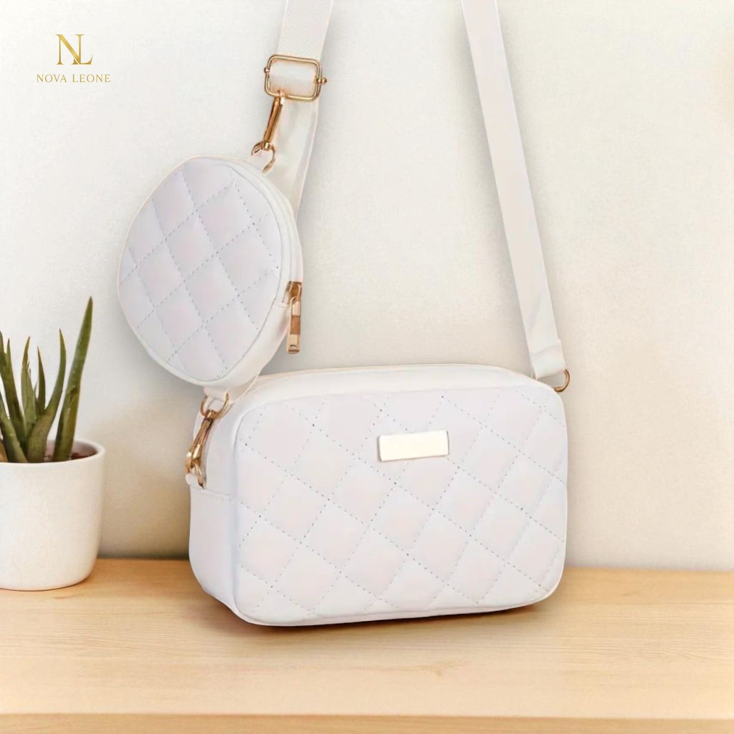 NL Quilted Luxe Crossbody - 2 in 1 Set