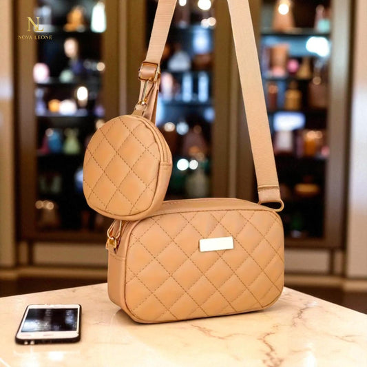 NL Quilted Luxe Crossbody - 2 in 1 Set