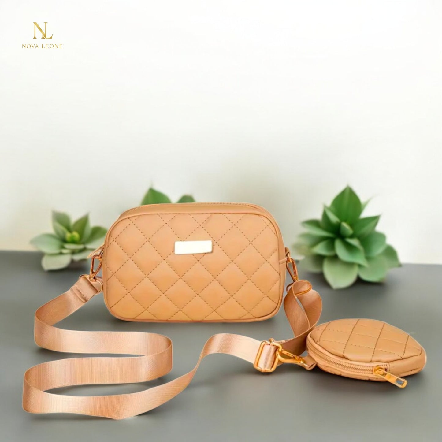 NL Quilted Luxe Crossbody - 2 in 1 Set